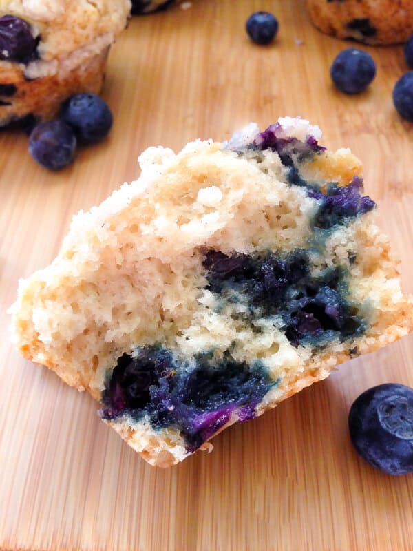Blueberry Muffins with Streusal Topping