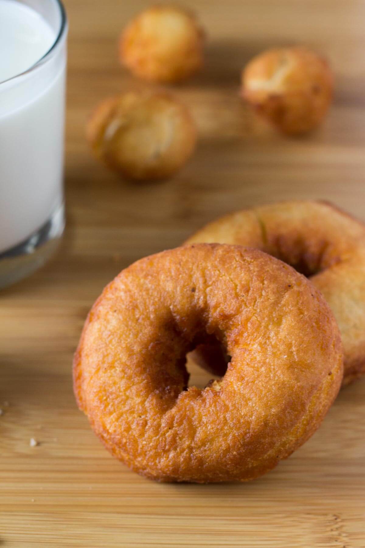 Turn your kitchen into the ultimate bakery with these delicious Old-Fashioned Cake Doughnuts. Perfectly golden brown, a super soft crumb & with that quintessential hint of nutmeg. 