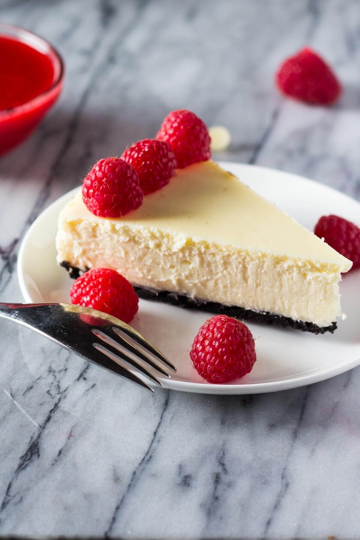 White Chocolate Cheesecake - Just so Tasty