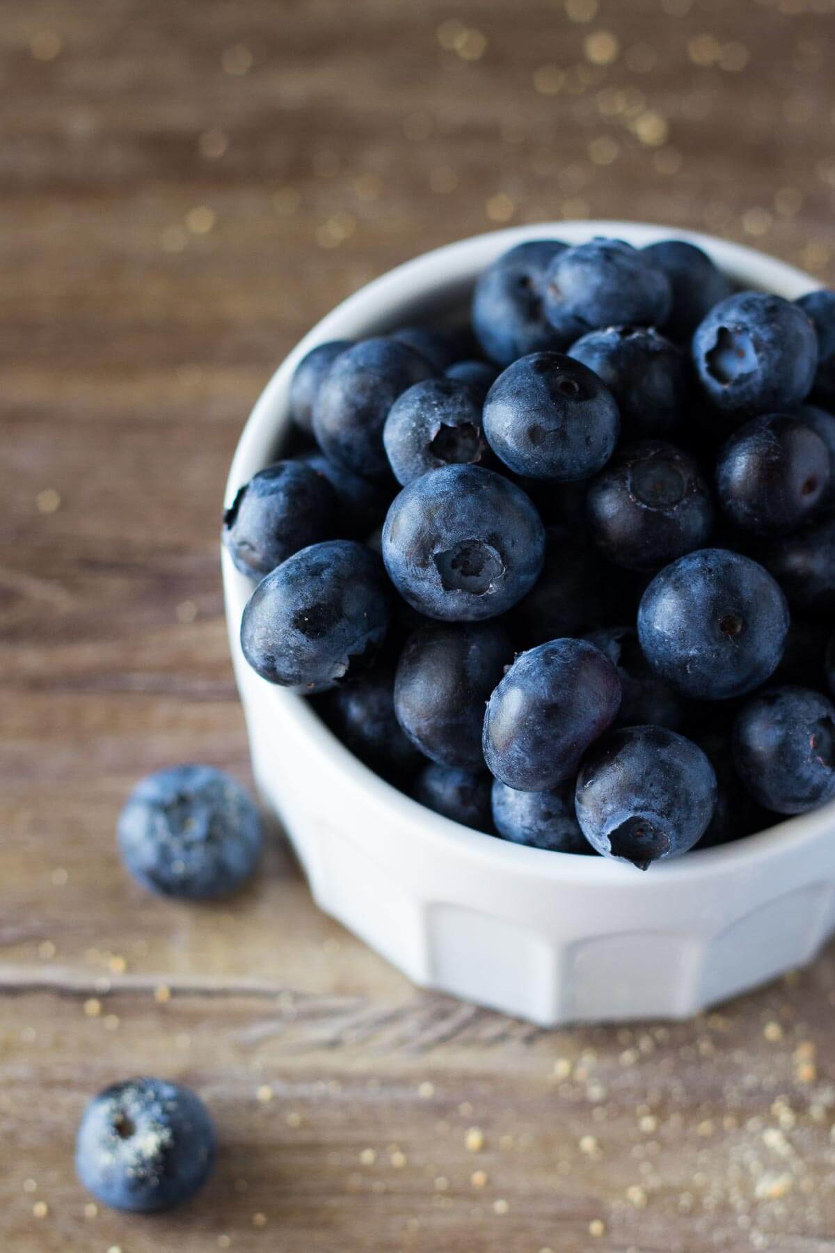 Using Fresh Blueberries for this thick & creamy Blueberry Cheesecake Milkshake!