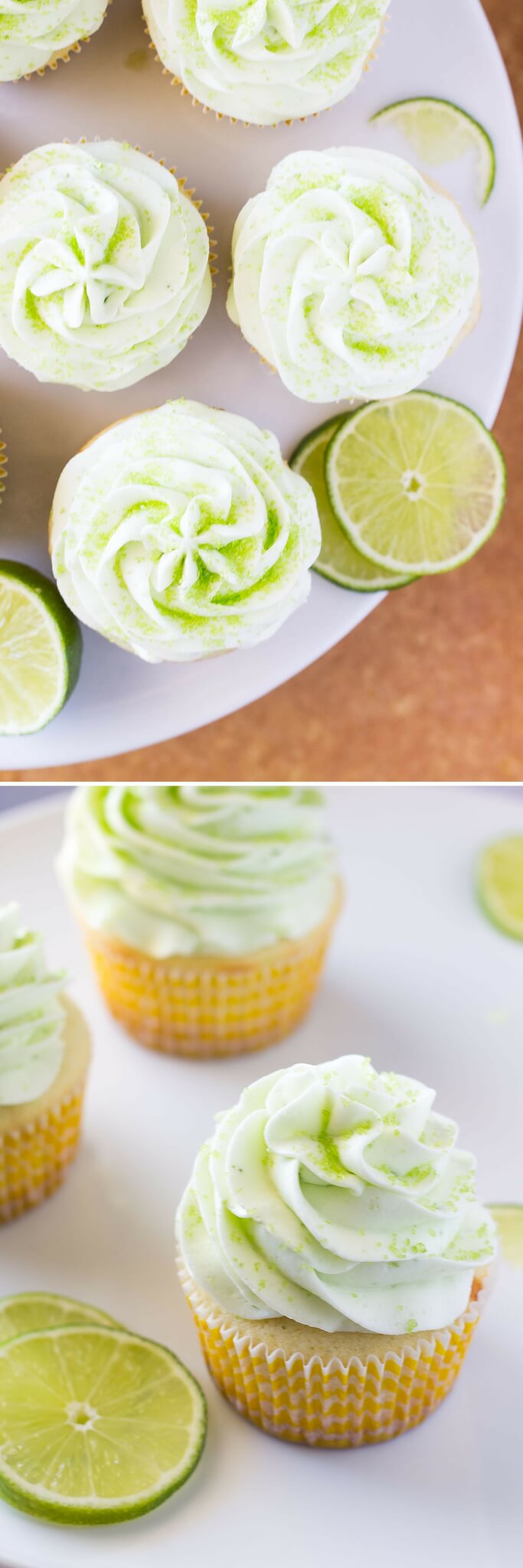 These Lemon Lime Cupcakes are perfect for summer. Fresh citrus taste, ridiculously soft cupcake crumb & topped with perfectly smooth lime buttercream!