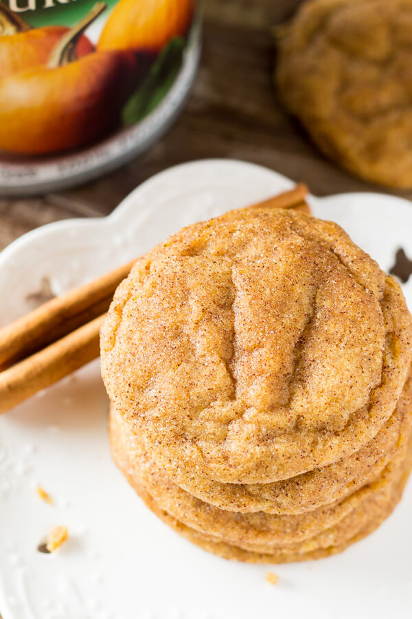 These Pumpkin Cookies are super soft & chewy and filled with fall flavors. These are the PERFECT cookies for fall!