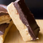 Chocolate Peanut Butter Bars - Make your own peanut butter cups with this easy recipe | www.justsotasty.com