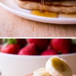 Banana Pancakes. Light & fluffy, these banana pancakes are the perfect combo of banana bread & buttermilk pancakes. Start your morning with this easy recipe!
