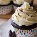 Chocolate Cupcakes with Cream Cheese Frosting. The perfect chocolate cupcakes are made even better by frosting them with thick & creamy cream cheese buttercream!