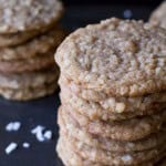 Super soft & chewy coconut cookies. With a slight hint of caramel - these delicate cookies are so simple and delicious. www.justsotasty.com