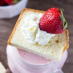 Up your milkshake game with this Strawberry Shortcake Milkshake! Thick & creamy, with fresh strawberries & delicious vanilla cake - it's the perfect summer treat!