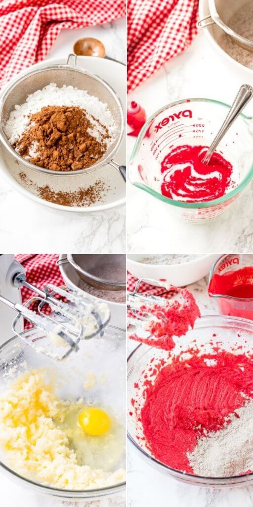 How to make red velvet cupcakes - step by step photos