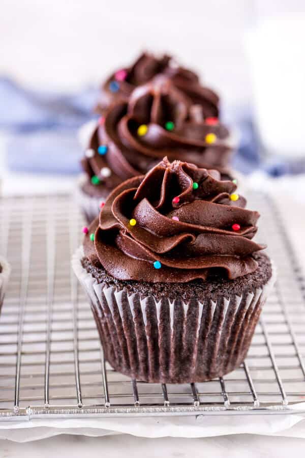Ultimate Double Chocolate Cupcakes