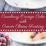 Cranberry Orange Cake with Cream Cheese Frosting. A deliciously soft Cranberry Orange Cake with Cream Cheese Frosting. Bursting with fresh oranges and dotted with tart cranberries - this is the perfect simple cake for your holiday baking! www.justsotasty.com