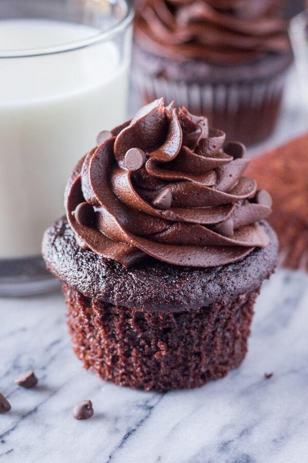 Ultimate Double Chocolate Cupcakes - Just so Tasty
