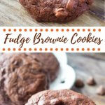 Fudge Brownie Cookies. These Fudge Brownie Cookies have a rich chocolate flavor and super fudgy texture. Like your favorite brownies in cookie form - these are perfect with vanilla ice cream, or a cold glass of milk! www.justsotasty.com