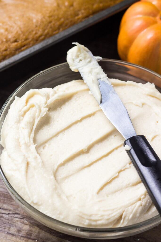 This Pumpkin Cake with Maple Frosting starts with a super moist, cinnamon packed pumpkin sheet cake. Then it's topped with fluffy, creamy maple buttercream made with real maple syrup. 