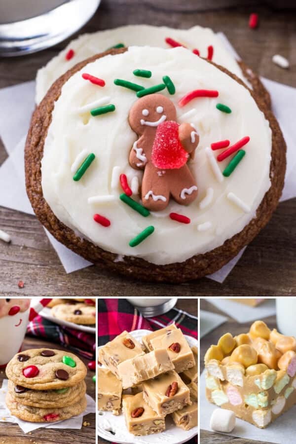 Easy, last-minute Christmas treats - including cookies, no bake treats, and homemade candy. 