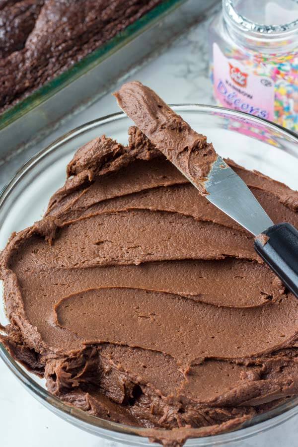 Top your chocolate cake with homemade chocolate frosting for the ultimate double chocolate cake. 
