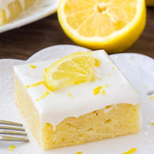 Lemon Brownies - Just so Tasty