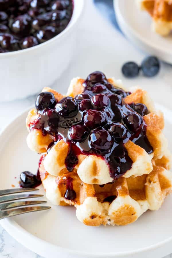 Homemade Blueberry Sauce Recipe - with Fresh or Frozen Berries
