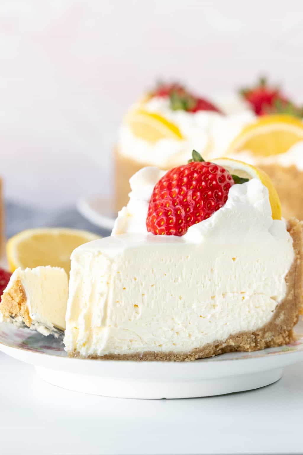 No Bake Lemon Cheesecake - Just so Tasty