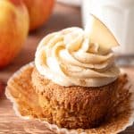 Apple Cupcakes with Cream Cheese Frosting