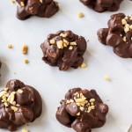 Rocky road candy is an easy no bake treat with chocolate, peanuts & marshmallows
