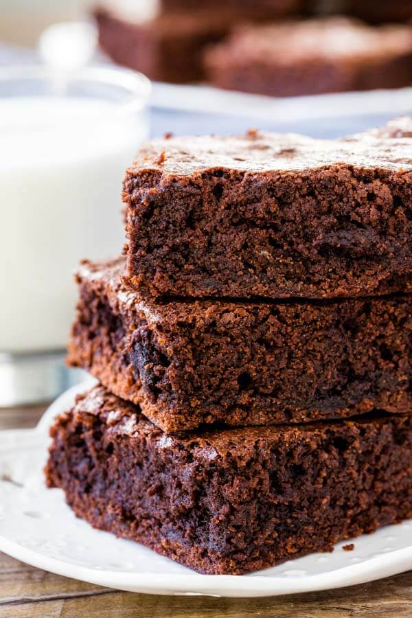 Homemade Brownies - Chewy, Fudgy & Simply the Best Brownie Recipe