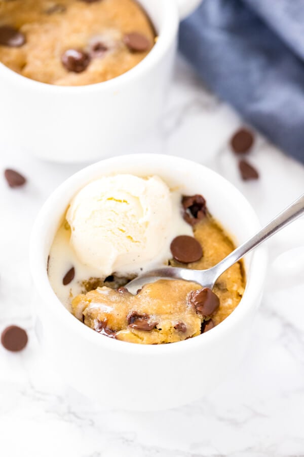 Chocolate Chip Cookie in a Mug
