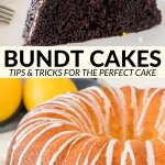 Today I'm sharing all my tips and tricks for making the perfect bundt cake - including the dreaded task of how to get your bundt cake out of the pan, and common pitfalls. #bundtcake #cake #bakingtips #guides #baking #advice #bundt #recipe