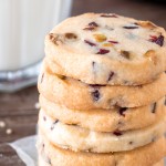 Stack of slice and bake cookies