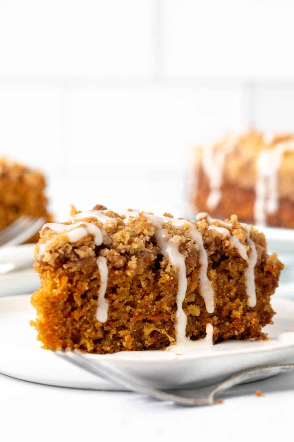 Carrot Cake Coffee Cake - Just so Tasty - Brewed Coffee Carrot Cake