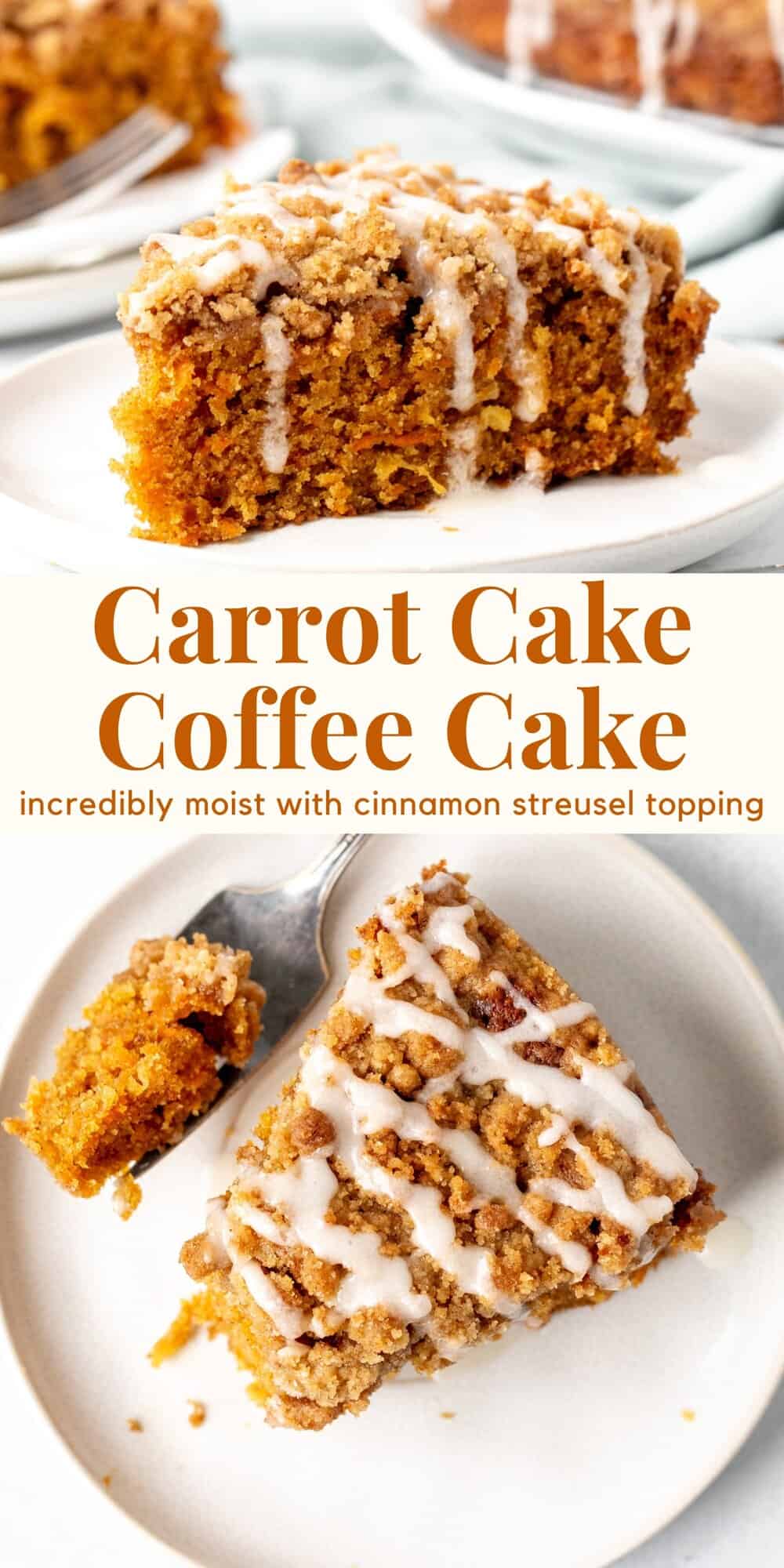 Carrot Cake Coffee Cake - Just so Tasty - Brewed Coffee Carrot Cake