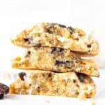 stack of Oreo chocolate chip cookies