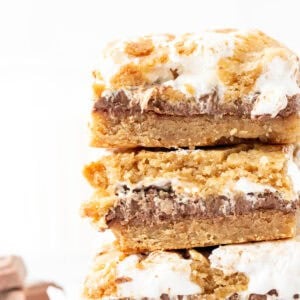 stack of three S'mores cookie bars